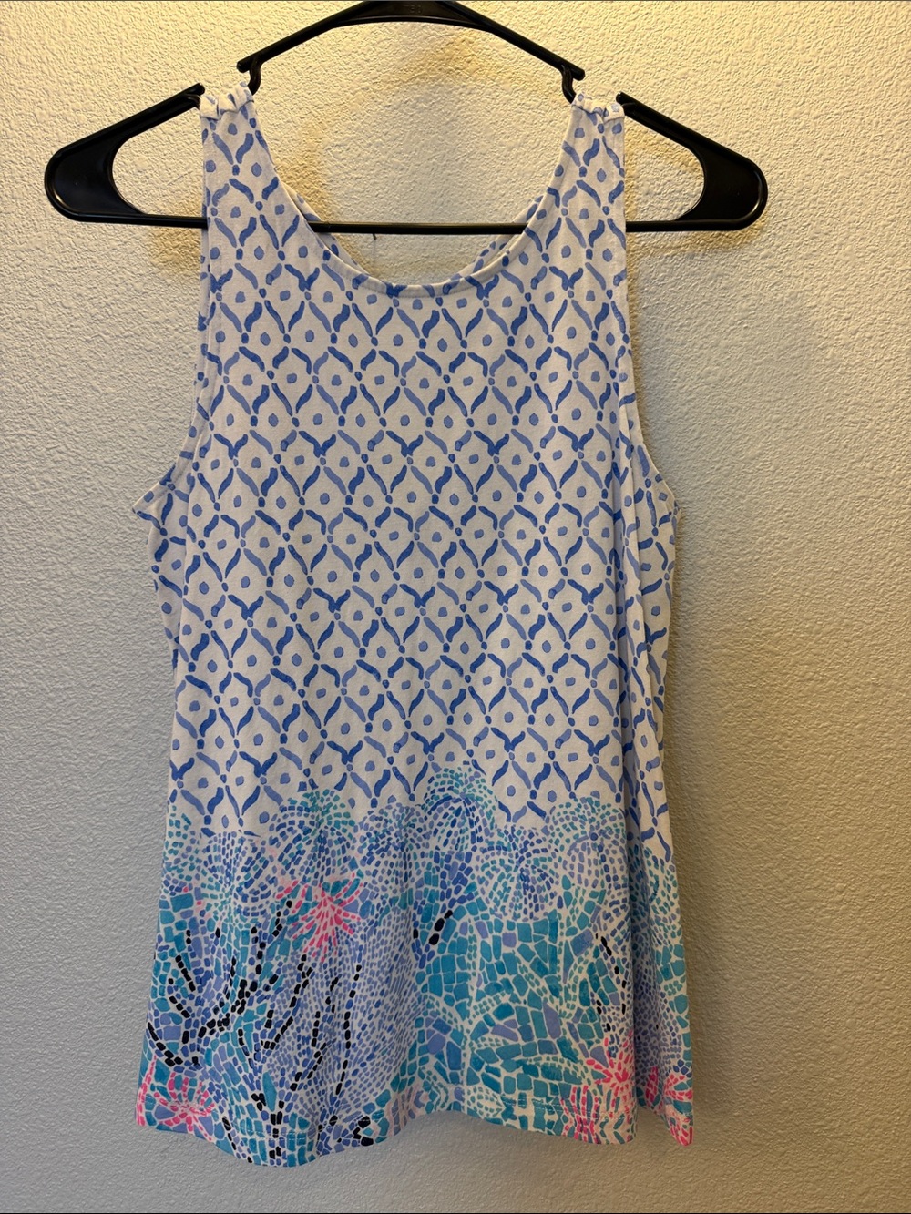 Lilly Pulitzer Kristen Tank Top Multi Sea La Vie